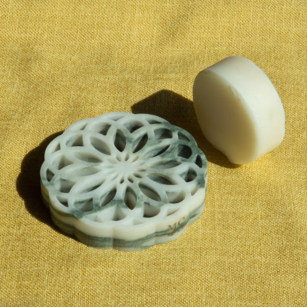 MANDALA SOAP DISH CALACATTA GREEN - Image 4