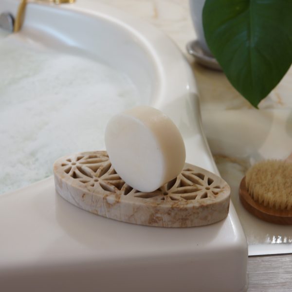 OZYRYS SOAP DISH CAPUCCINO