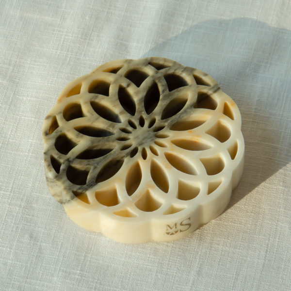 MANDALA SOAP DISH CALACATTA ORO - Image 2