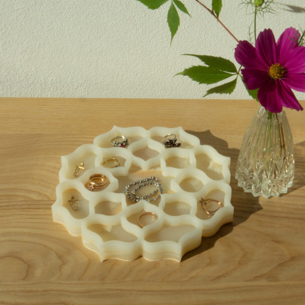 LARGE JEWELLERY TRAY WHITE ONYX - Image 2