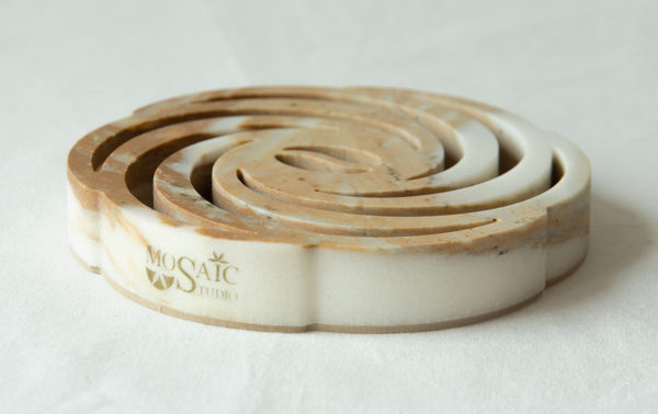 LUWAK TRAY CALACATTA YELLOW-GREEN - Image 2