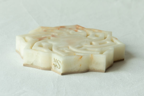 MOROCCO TRAY WHITE ONYX - Image 2