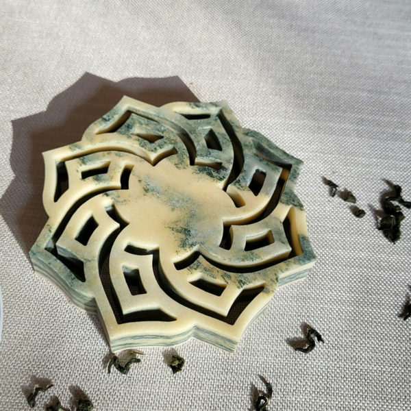MOROCCO TRAY CALACATTA YELLOW-GREEN - Image 2