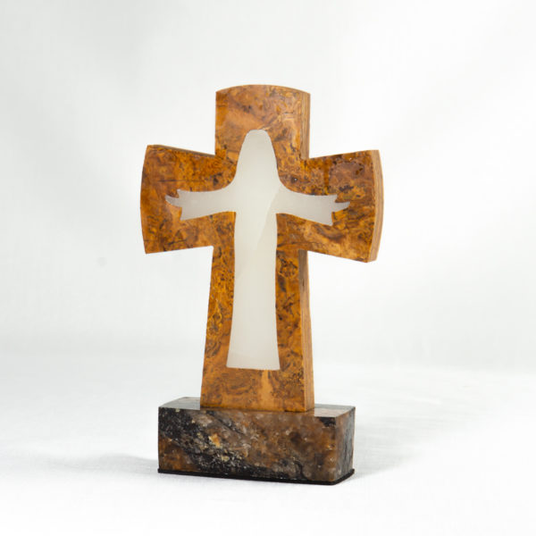 A STANDING FIGURINE