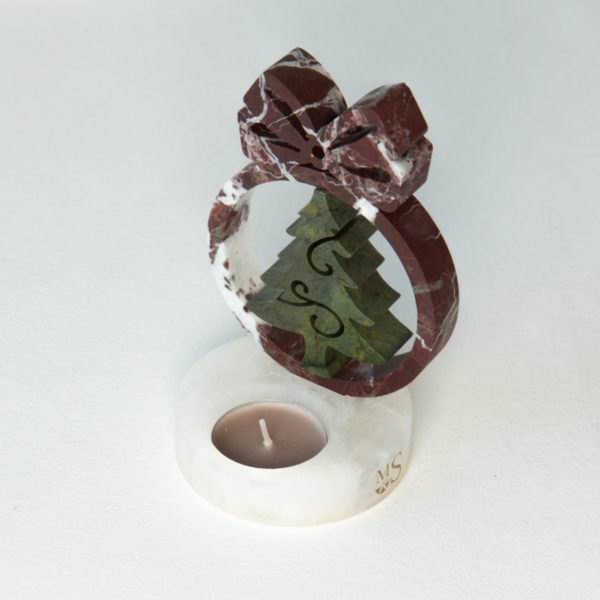 DECORATIVE CANDLE HOLDER CHRISTMAS TREE - Image 3