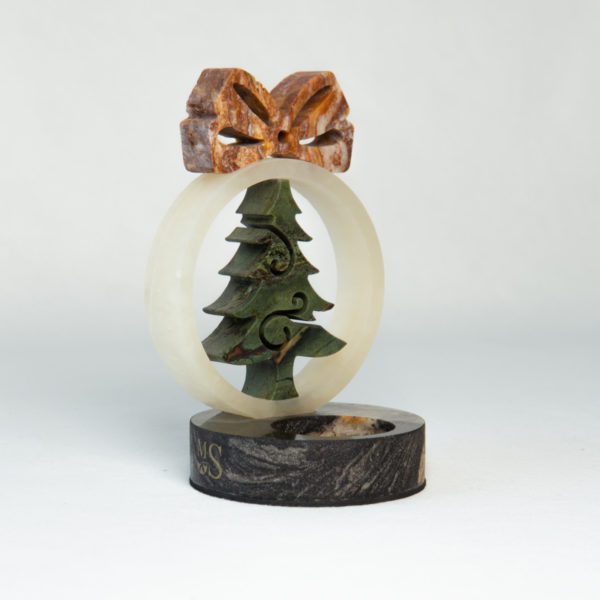 DECORATIVE CANDLE HOLDER CHRISTMAS TREE - Image 3