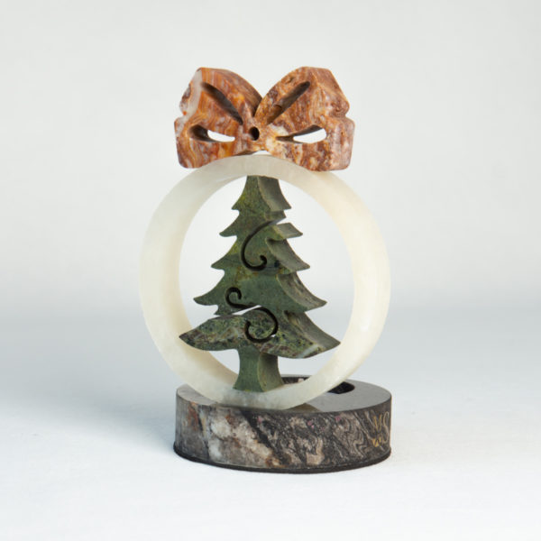 DECORATIVE CANDLE HOLDER CHRISTMAS TREE