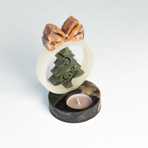 DECORATIVE CANDLE HOLDER CHRISTMAS TREE - Image 4