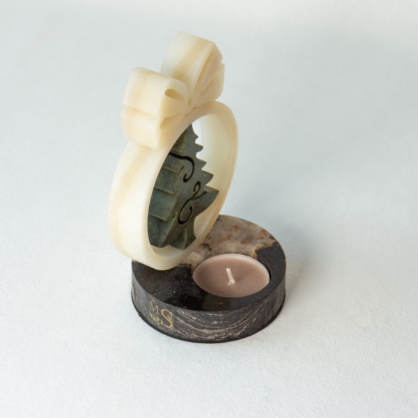 DECORATIVE CANDLE HOLDER CHRISTMAS TREE - Image 4