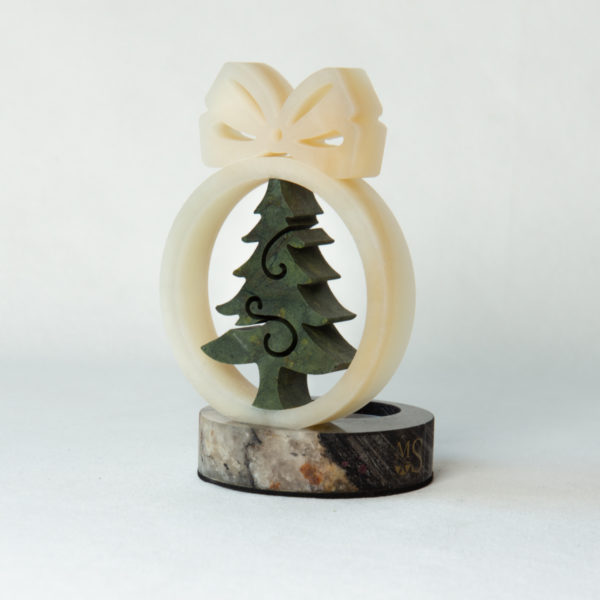 DECORATIVE CANDLE HOLDER CHRISTMAS TREE - Image 2