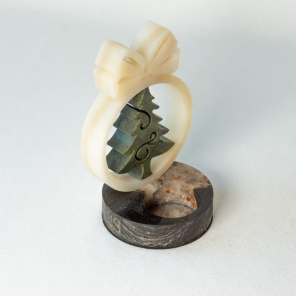 DECORATIVE CANDLE HOLDER CHRISTMAS TREE - Image 3