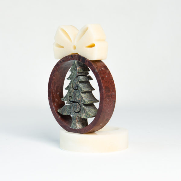 DECORATIVE CANDLE HOLDER CHRISTMAS TREE - Image 3
