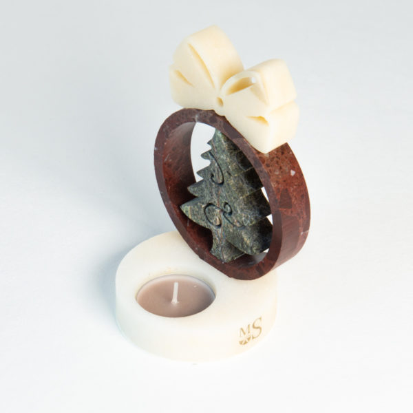 DECORATIVE CANDLE HOLDER CHRISTMAS TREE - Image 2