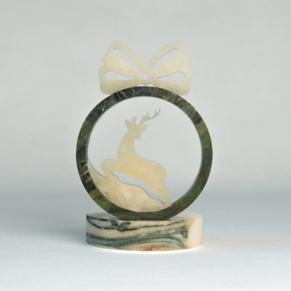DECORATIVE CANDLE HOLDER DEER