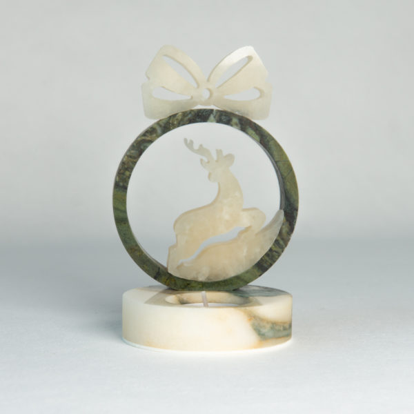 DECORATIVE CANDLE HOLDER DEER - Image 2