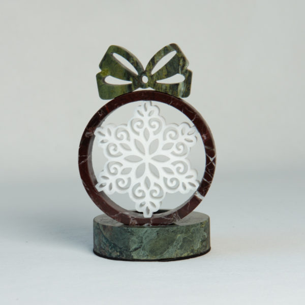 DECORATIVE CANDLE HOLDER SNOWFLAKE