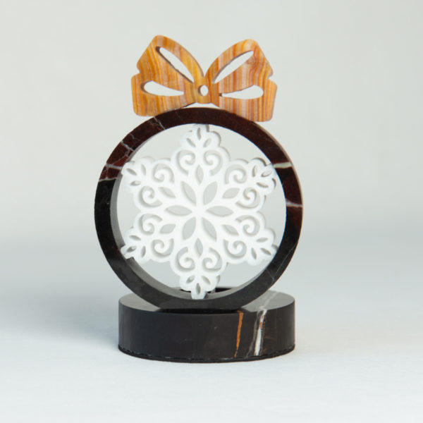 DECORATIVE CANDLE HOLDER SNOWFLAKE