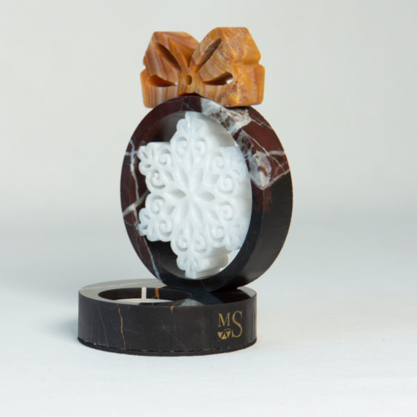 DECORATIVE CANDLE HOLDER SNOWFLAKE - Image 2
