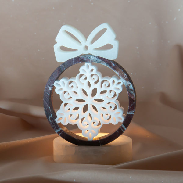 DECORATIVE CANDLE HOLDER SNOWFLAKE - Image 4