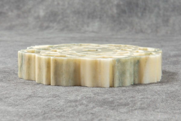 GINKGO SOAP DISH CALACATTA YELLOW-GREEN - Image 2