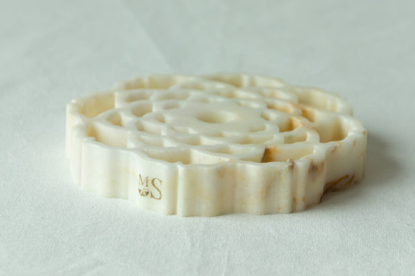 GINKGO SOAP DISH CALACATTA YELLOW - Image 2