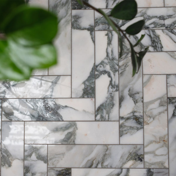 FLOOR MOSAIC CALACATTA GREEN